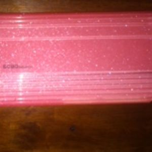 Bcbgeneration pink sparkle pouch